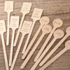 Custom Wooden Stir Sticks for Swizzle Cocktails Party