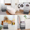 Square Laundry Basket with Handles freestanding Laundry Collapsible Clothes Hamper
